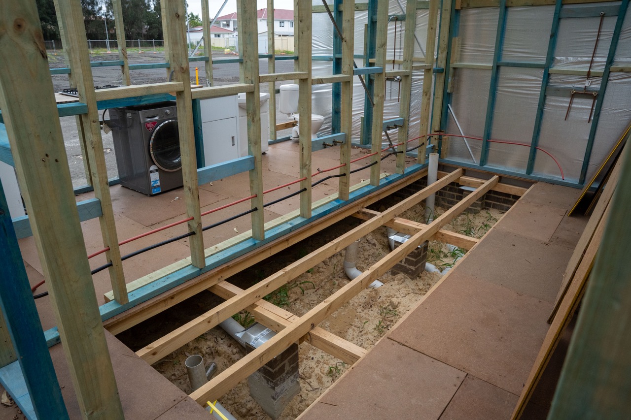 Underfloor plumbing and drainage system training at All Skills College