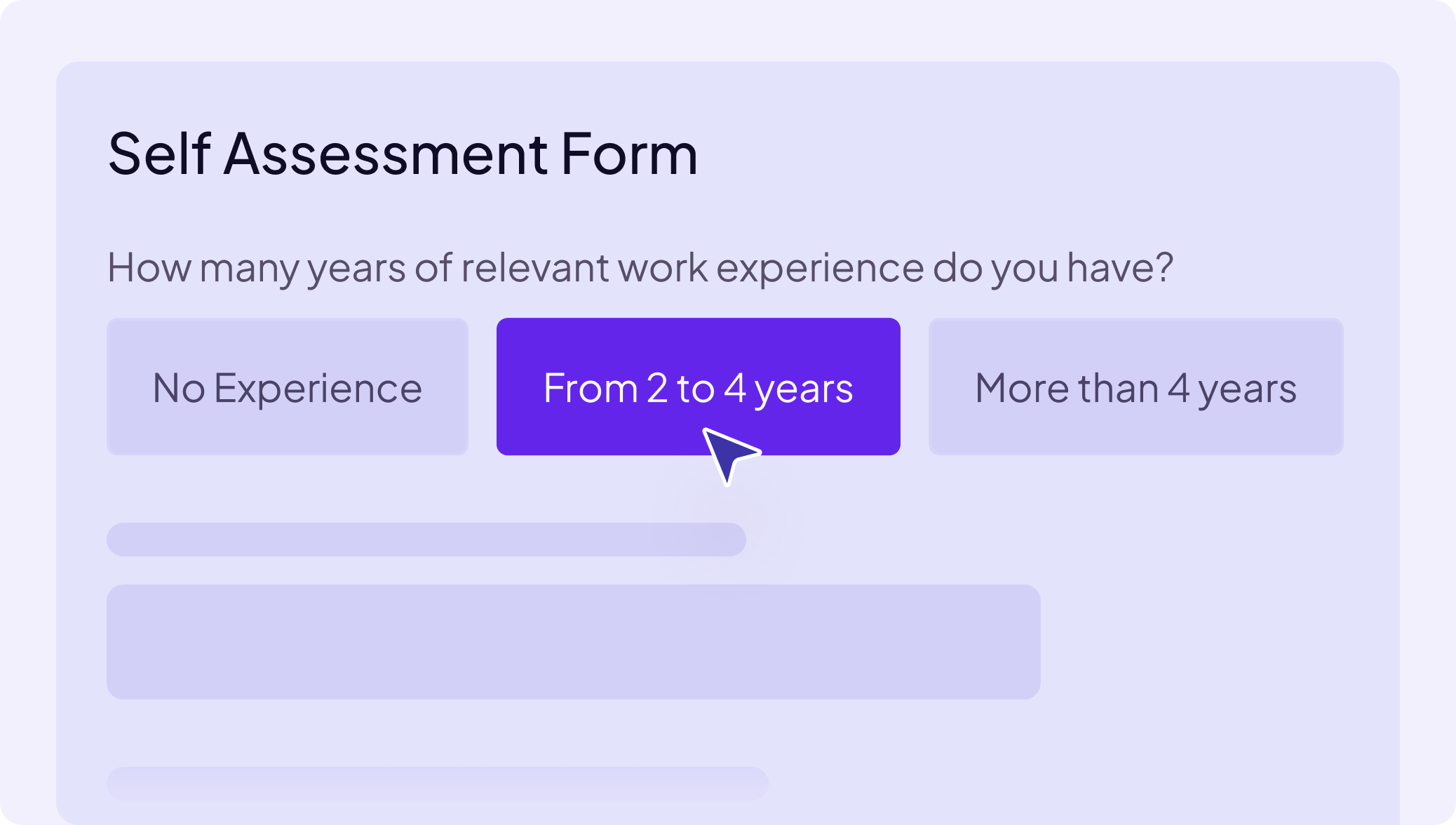 Skills check form preview